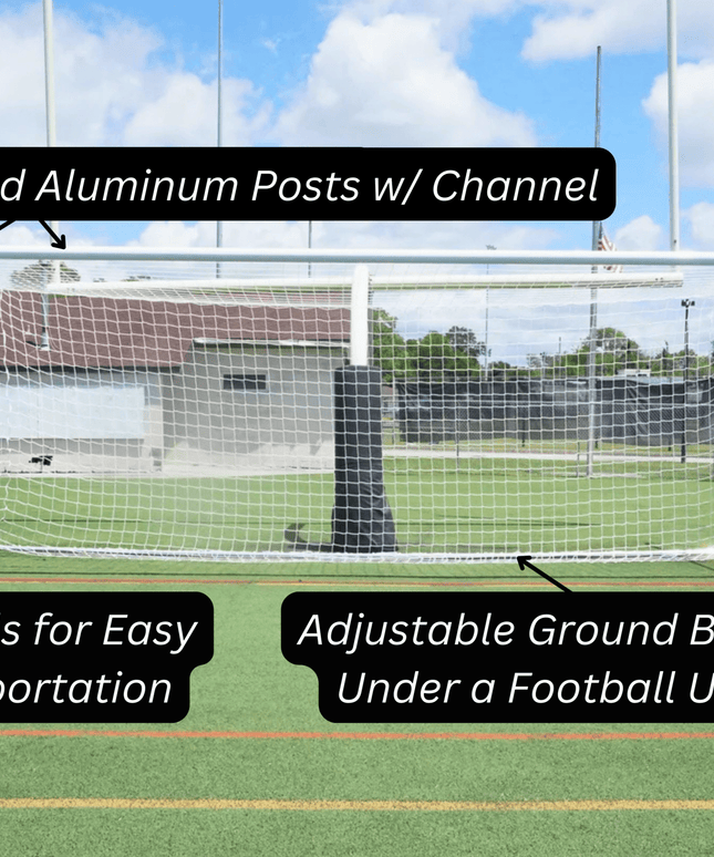 PEVO Stadium Series Soccer Goal - STA SGM-8x24STA - Play and Sync