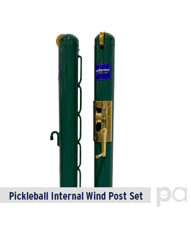 Pickleball Internal Wind Post Set — 2-7/8" Round - Play and Sync