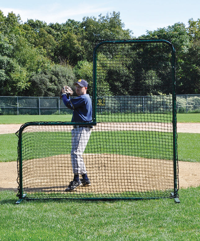 Jaypro Sports Protector Pad - Collegiate Pitcher's Screen (7 ft x 7 ft) | PS-84PBK