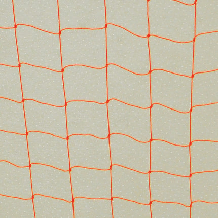 Jaypro Sports Short-Sided Goal Replacement Net (4 in. Sq. - 2.5mm Twist) (6 ft.W x 4 ft.H x 24 in.D) (Orange) PSS-406N - Play and Sync