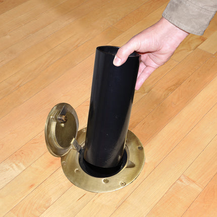 Jaypro Sports Volleyball Floor Sleeve Insert/Adapter (3-1/2 in. ID to 3 in. Upright) PVB-ID - Play and Sync