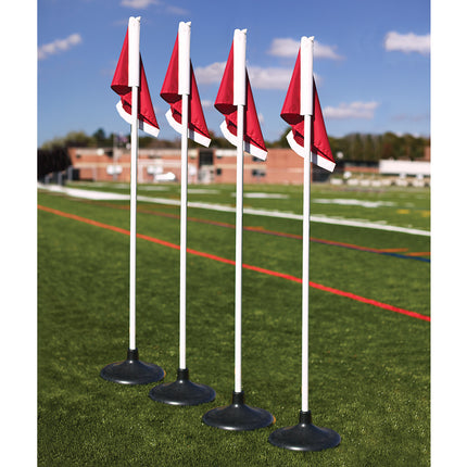 Jaypro Sports Corner Flags Set of 4 RBF-4 - Play and Sync
