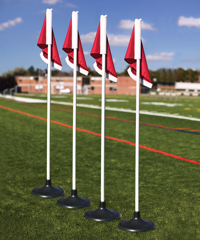Jaypro Sports Corner Flags Set of 4 RBF-4 - Play and Sync