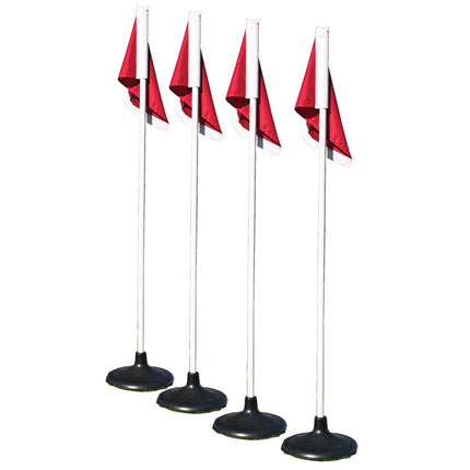 Jaypro Sports Corner Flags Set of 4 RBF-4 - Play and Sync