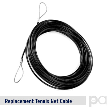 Putterman Athletics Replacement Tennis Net Cable PROREPCBL47 - Play and Sync