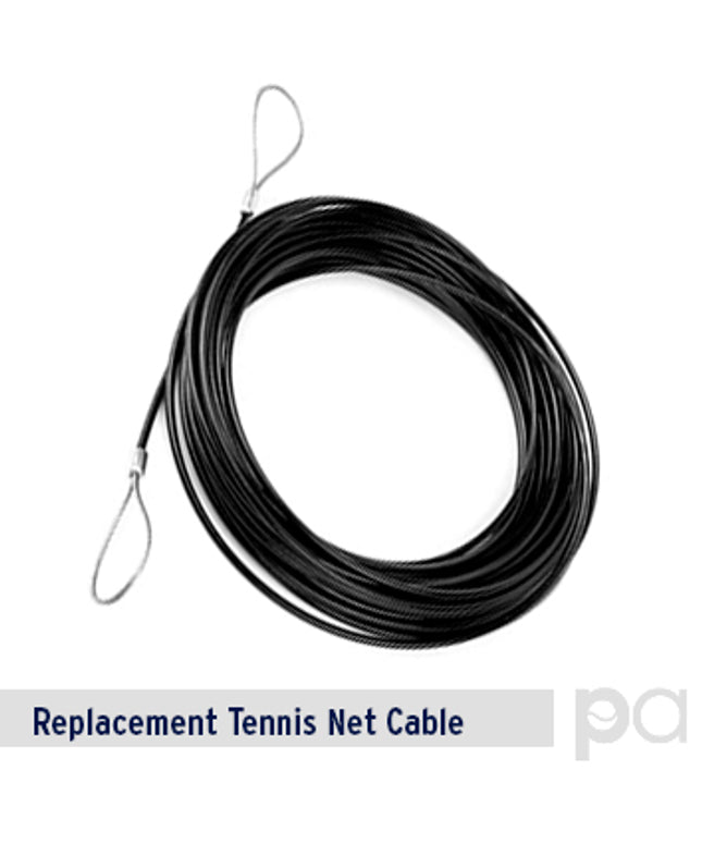 Putterman Athletics Replacement Tennis Net Cable PROREPCBL47 - Play and Sync