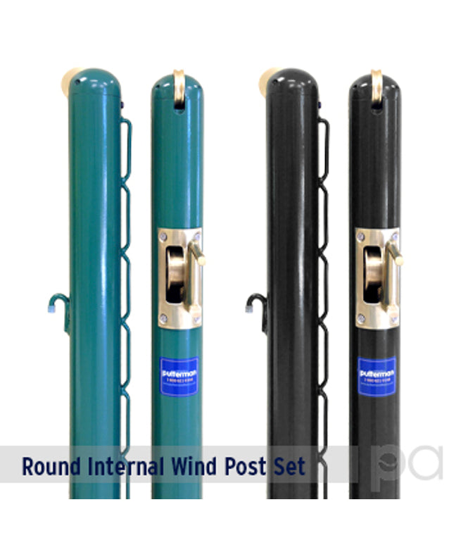 Tennis Round Internal Wind Post Set — 2-7/8" - Play and Sync