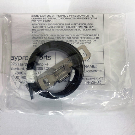 Jaypro Sports Rubber Rim Replacement 24 in. RRBK24 - Play and Sync