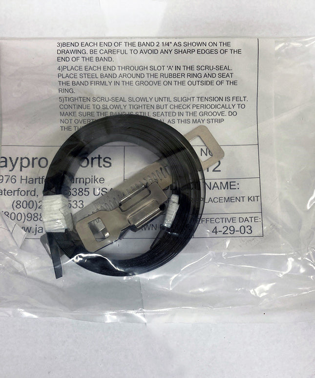 Jaypro Sports Rubber Rim Replacement 30 in. RRBK30 - Play and Sync