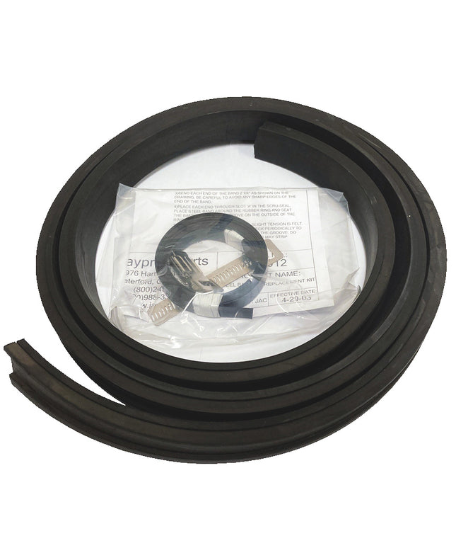 Jaypro Sports Rubber Rim Replacement 30 in. RRBK30 - Play and Sync