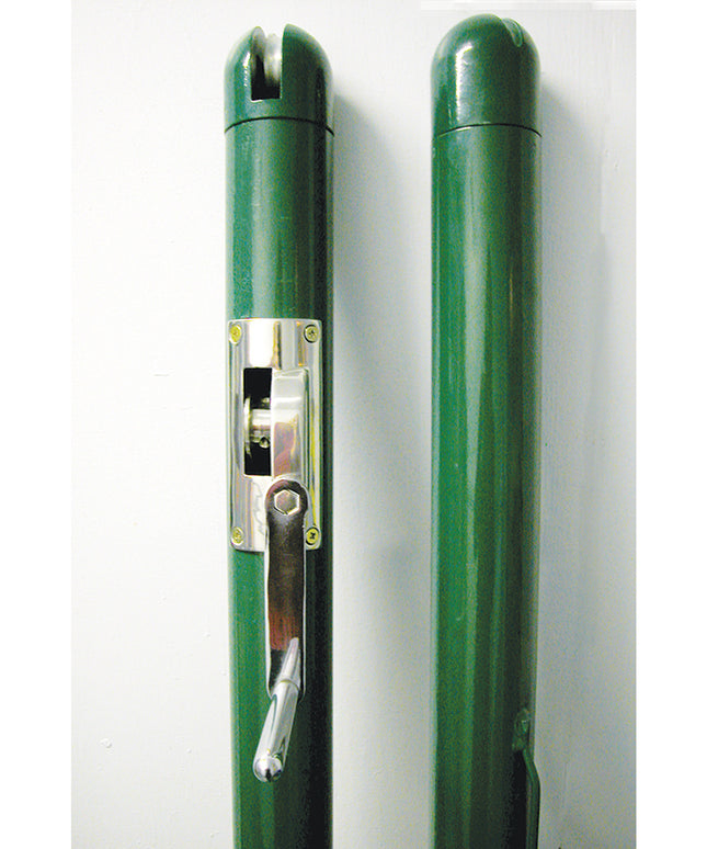 Jaypro Sports Tennis Posts - (3 in. Post) (Outdoor) - Club Tennis Upright (Round)