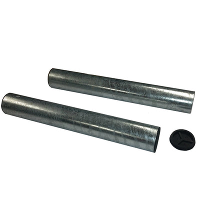 Jaypro Sports Ground Sleeves (3 in. Post) - Tennis Post (RTP-300/BK) RTPGS-3 - Play and Sync