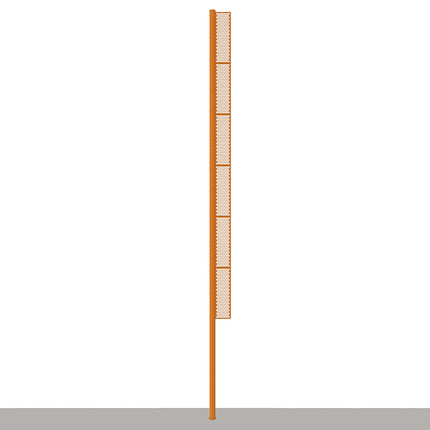 Jaypro Sports Jaypro Sports Softball Foul Poles 20 ft. Professional Surface Mount | SBFP-200SM - Play and Sync