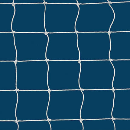 Jaypro Sports Soccer Goal Replacement Nets (4 in. Sq. 3mm Twist) Club Soccer Goal (4-1/2 ft.H x 9 ft.W x 2 ft.B x 5 ft.D) (White) SCN-9 - Play and Sync