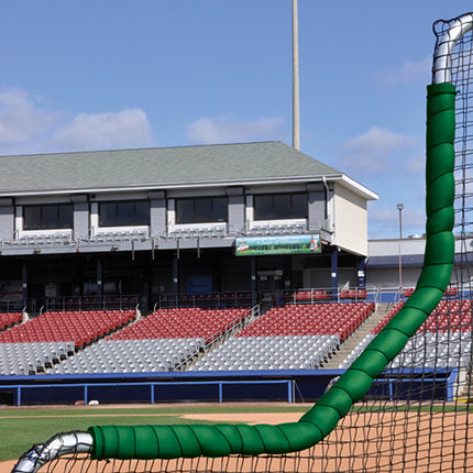 Jaypro Sports Protector Pad - Safefoam Tubular Padding (2-1/8 in. dia.) (Dark Green) SF-PREMGR - Play and Sync
