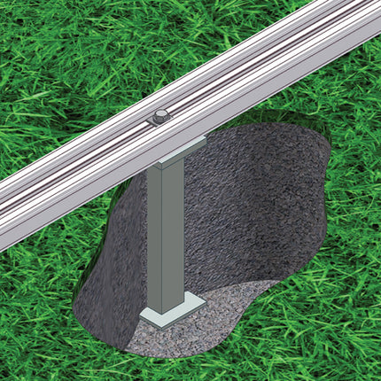 Jaypro Sports Soccer Goal Anchor Kit Nova In-Ground Anchor Kit (Set of 2) SGA-60 - Play and Sync