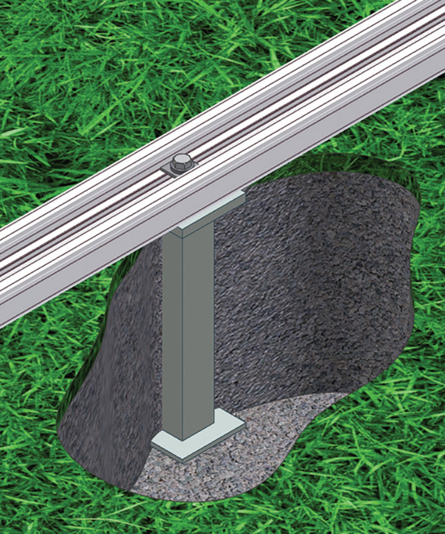Jaypro Sports Soccer Goal Anchor Kit Nova In-Ground Anchor Kit (Set of 2) SGA-60 - Play and Sync