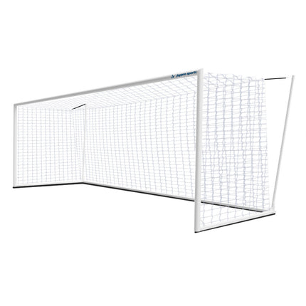 Jaypro Sports Soccer Goals Nova  Club Round Goal (8 ft.H x 24 ft.W x 4 ft.B x 9 ft.D) NFHS Compliant RCG-24S - Play and Sync