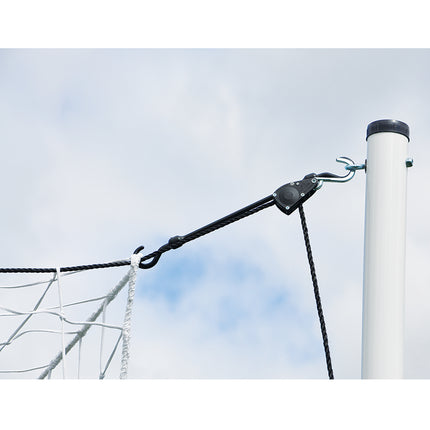 Jaypro Sports Soccer Goals Nova  Club Round Goal (6-1/2 ft.H x 18-1/2 ft.W x 2 ft.B x 6 ft.D) RCG-18S - Play and Sync