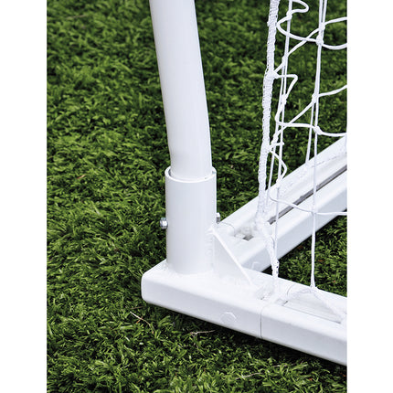 Jaypro Sports Soccer Goals Nova  Club Round Goal (6-1/2 ft.H x 12 ft.W x 2 ft.B x 6 ft.D) RCG-12S - Play and Sync