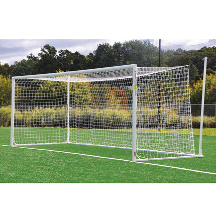 Jaypro Sports Soccer Goals Nova  Club Round Goal (8 ft.H x 24 ft.W x 4 ft.B x 9 ft.D) NFHS Compliant RCG-24S - Play and Sync