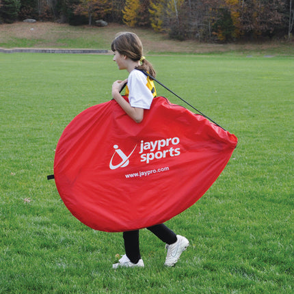 Jaypro Sports Soccer Pop-Up Trainers with Bag (6 ft.W x 3 ft.4 in.H x 3 ft.4 in.D) (Blue) SGPU7240B - Play and Sync