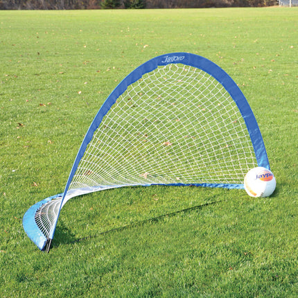 Jaypro Sports Soccer Pop-Up Trainers with Bag (6 ft.W x 3 ft.4 in.H x 3 ft.4 in.D) (Blue) SGPU7240B - Play and Sync