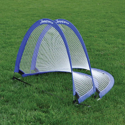 Jaypro Sports Soccer Pop-Up Trainers with Bag (6 ft.W x 3 ft.4 in.H x 3 ft.4 in.D) (Blue) SGPU7240B - Play and Sync