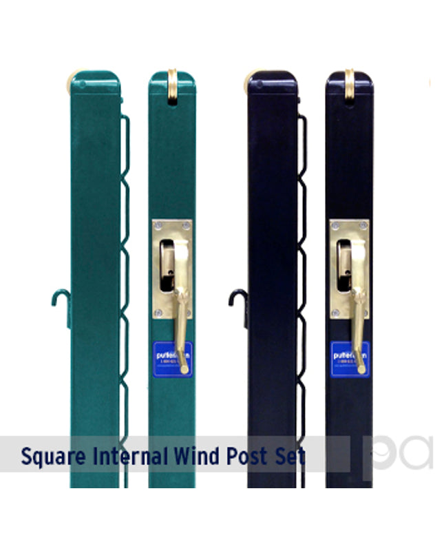 Tennis Square Internal Wind Post Set — 3" - Play and Sync