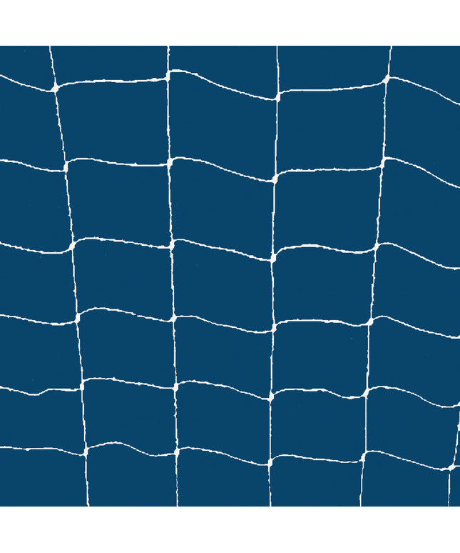 Jaypro Sports Soccer Goal Replacement Net (4 in. Sq. 2.5mm Twist) Rugged Play Goal (4 ft.H x 8 ft.W x 4 ft.D) (White) SMG-8NHP - Play and Sync