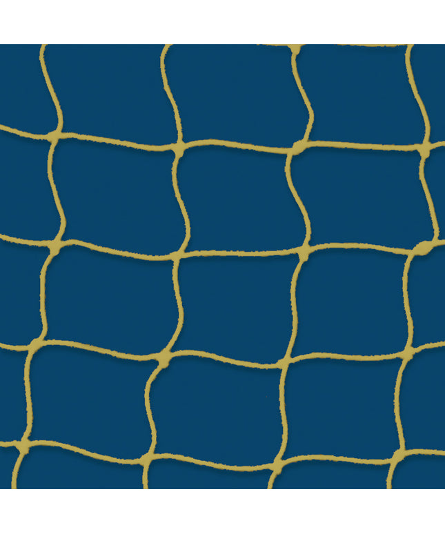 Jaypro Sports Soccer Goal Replacement Nets (5-1/2 in. Sq. 4mm Braided) Classic Official Goals (8 ft.H x 24 ft.W x 4 ft.B x 10 ft.D) (Yellow) SN-40Y - Play and Sync
