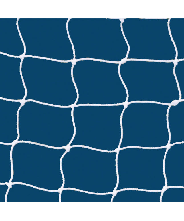 Jaypro Sports Soccer Goal Replacement Nets (5-1/2 in. Hex 5mm Braided Two-Tone Mesh) Nova  World Classic Box Goal (8 ft.H x 24 ft.W x 6 ft.B x 6 ft.D) (Black/White) SN-6BLKW - Play and Sync