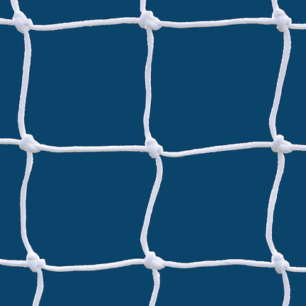 Jaypro Sports Soccer Goal Replacement Nets (5-1/2 in. Sq. 6mm Braided Mesh) Classic Official Goal (8 ft.H x 24 ft.W x 4 ft.B x 10 ft.D) (White) SOC-6 - Play and Sync