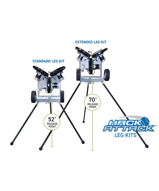 Sports Attack Hack Attack Baseball Leg Assembly/Extended Legs 1912 - 4256 - 1 1912-4256-1 - Play and Sync