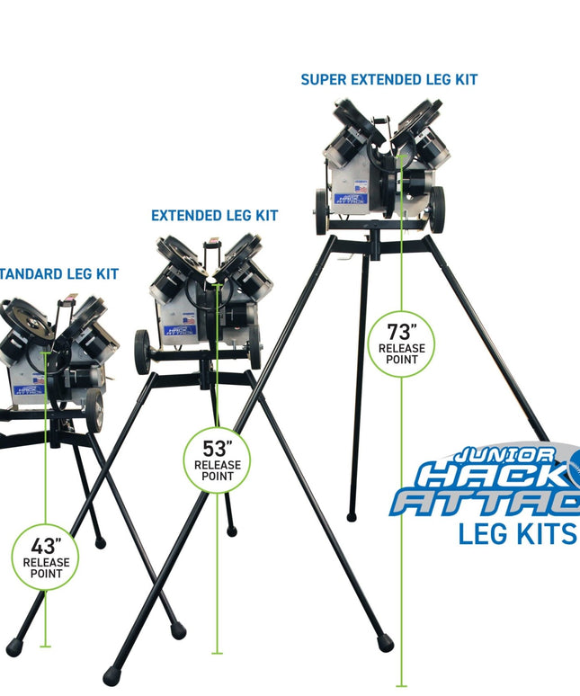 Sports Attack Junior Hack Attack Baseball Extended Legs, set of 3 1913 - 3019 - 1 1913-3019-1 - Play and Sync