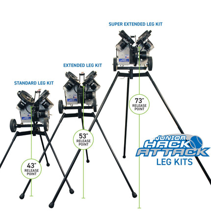 Sports Attack Junior Hack Attack Baseball Super Extended Legs, set of 3 1913 - 3013 - 1 1913-3013-1 - Play and Sync