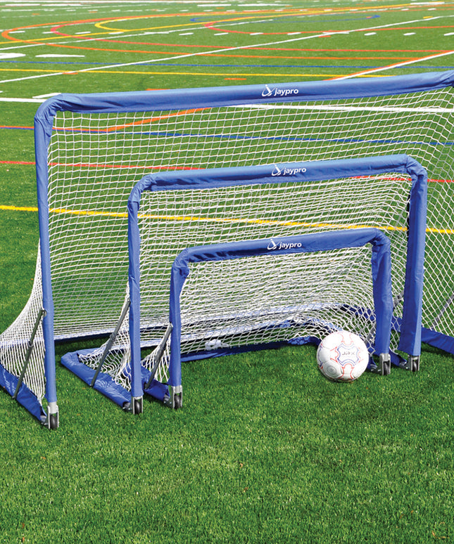 Jaypro Sports Soccer Training Goal Goal Runner  (2 ft.H x 3 ft.W) (Blue) STG-23 - Play and Sync