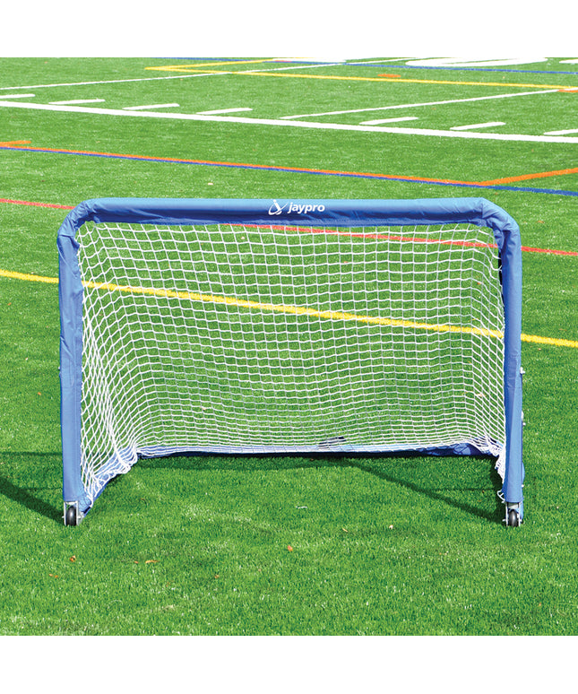 Jaypro Sports Soccer Training Goal Goal Runner  (3 ft.H x 4 ft.W) (Blue) STG-34 - Play and Sync