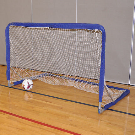 Jaypro Sports Soccer Training Goal Goal Runner  (4 ft.H x 6 ft.W) (Blue) STG-46 - Play and Sync