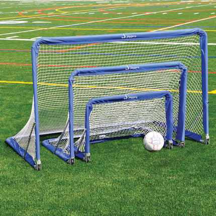 Jaypro Sports Soccer Training Goal Goal Runner  (4 ft.H x 6 ft.W) (Blue) STG-46 - Play and Sync