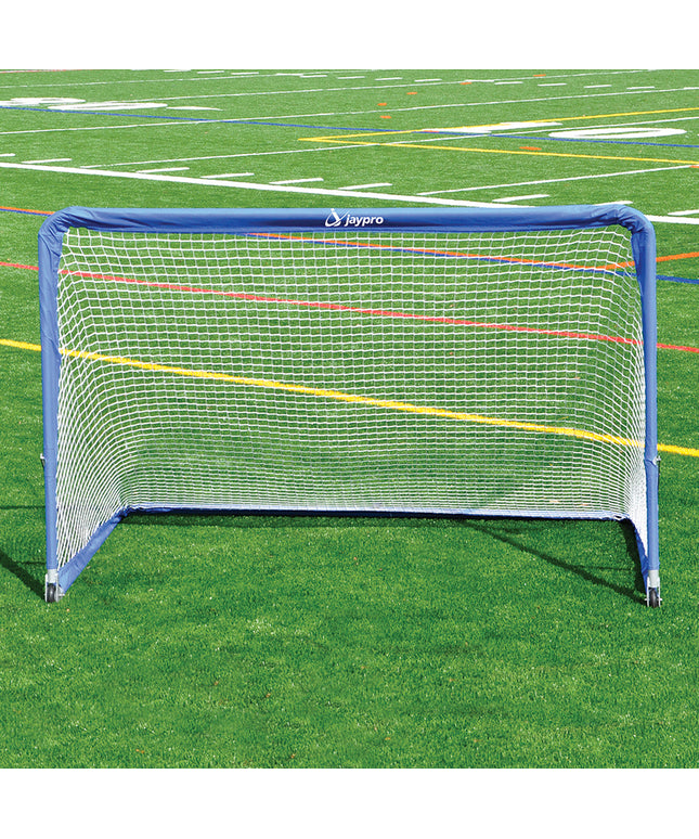 Jaypro Sports Soccer Training Goal Goal Runner  (4 ft.H x 6 ft.W) (Blue) STG-46 - Play and Sync