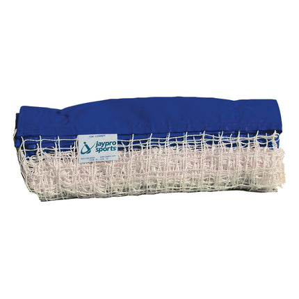 Jaypro Sports Replacement Net Soccer Training Goal Large Goal Runner  (4 ft.H x 6 ft.W) (White with Blue Sleeve) STG-46N - Play and Sync