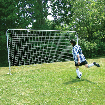 Jaypro Sports Soccer Training Goal with Bag Medium (7-1/2 ft.H x 18 ft.W) STG-718 - Play and Sync