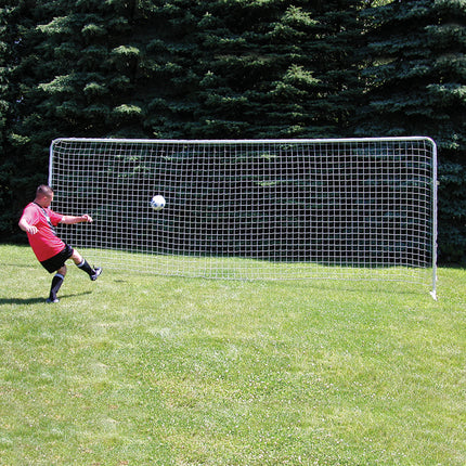 Jaypro Sports Soccer Training Goal with Bag Large (8 ft.H x 24 ft.W) STG-824 - Play and Sync