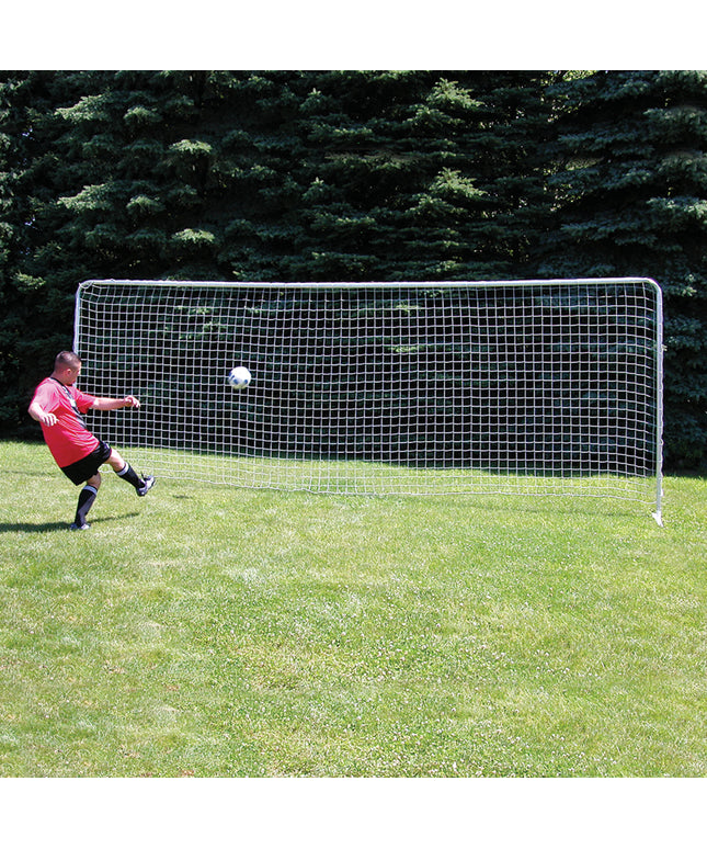 Jaypro Sports Soccer Training Goal with Bag Large (8 ft.H x 24 ft.W) STG-824 - Play and Sync