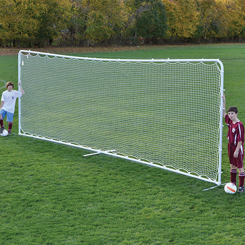 Jaypro Sports Soccer Rebounder Replacement Net (1-1/2 in. Sq. Mesh) (7-1/2 in.H x 18 ft.W) (White) RB718N - Play and Sync