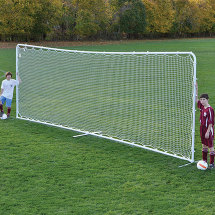 Jaypro Sports Soccer Rebounder Replacement Net (1-1/2 in. Sq. Mesh) (8 ft.H x 24 ft.W) (White) RB824N - Play and Sync