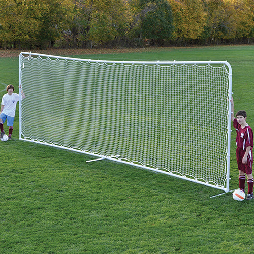 Jaypro Sports Soccer Rebounder Replacement Net (1-1/2 in. Sq. Mesh) (8 ft.H x 24 ft.W) (White) RB824N - Play and Sync