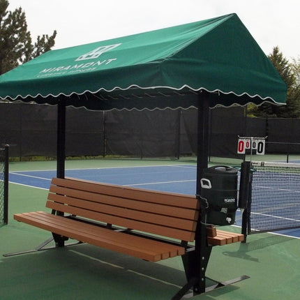 SunTrends Cabana Bench 10 - CB - 10 CB-10-SF-SM-FG - Play and Sync