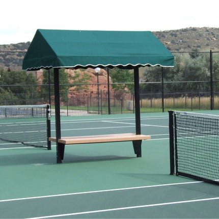SunTrends Cabana Bench 8 - CB - 8 CB-8-SF-SM-FG - Play and Sync